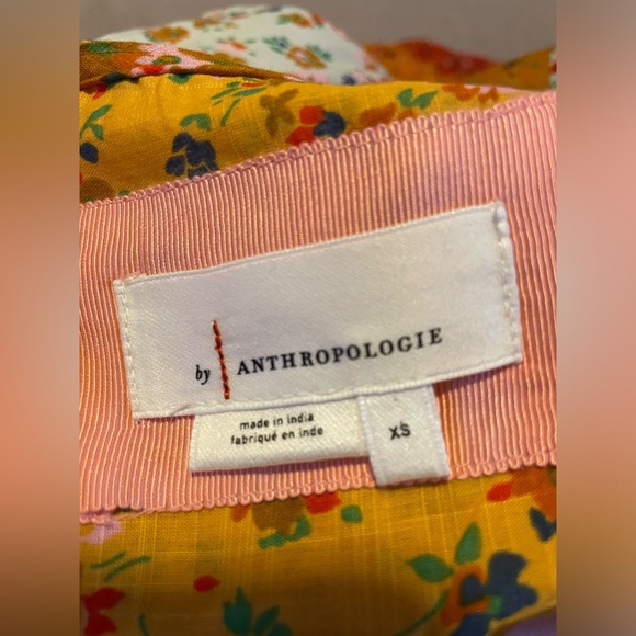 Anthropologie Layered Floral Dresss - Picture 6 of 6